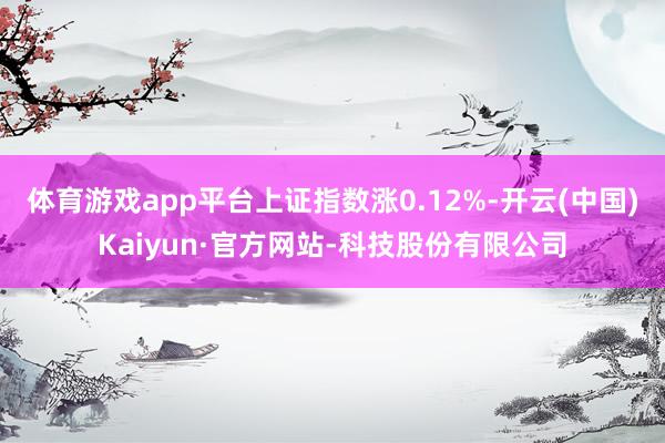 体育游戏app平台上证指数涨0.12%-开云(中国)Kaiyun·官方网站-科技股份有限公司