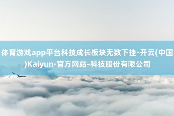 体育游戏app平台科技成长板块无数下挫-开云(中国)Kaiyun·官方网站-科技股份有限公司